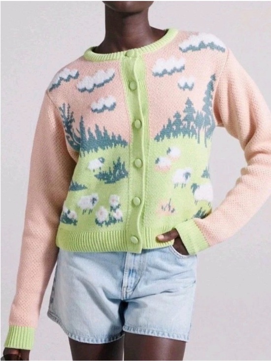 Zara Sweaters - NWT Zara Sheep Knit Cardigan